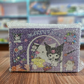 Kuromi-Themed Kids Makeup Box with Beads – Pretend Play Cosmetic Set for Girls | Fun Makeup Kit with Accessories, Brush & Beads Craft – Safe & Non-Toxic Beauty Toy for Ages 3+